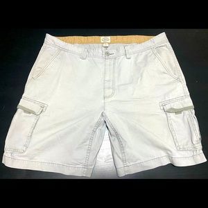 Cubavera cream cargo shorts